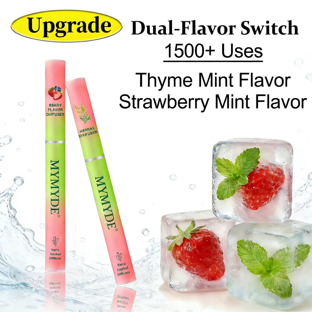 MYMYDE diffuser pen double flavor shows thyme and mint aroma.