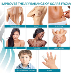Adhesive tape included on the sheet for longer hold during activity.