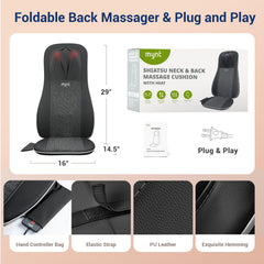 Mynt massager atop a desk setup for office break relief.