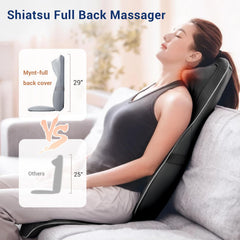Compact folded Mynt massager for easy storage and quick setup.