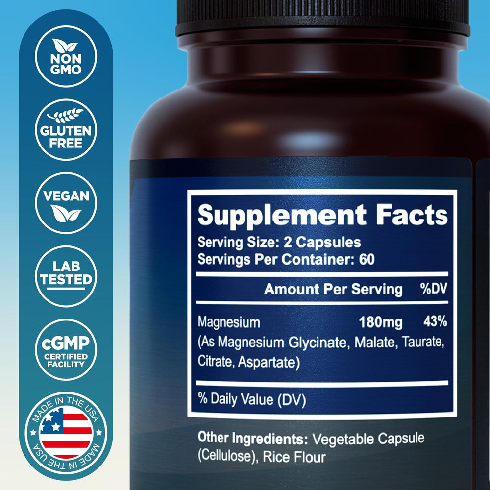 MyoActivo capsules close-up highlighting chelated magnesium for muscle function.