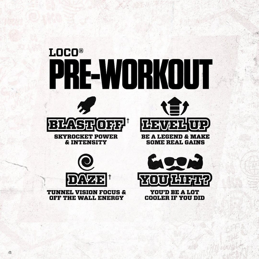 MyoBlox LOCO ingredients panel highlighting electrolytes and amino acids for performance support.
