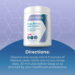 Daily-use setup featuring MYOXCIENCE Myo Relax in a routine kit.