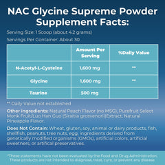 MYOXCIENCE NAC Glycine Supreme bottle closeup showing label and texture