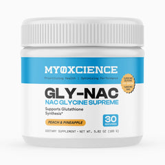 MYOXCIENCE front packaging showing product jar and flavor benefits