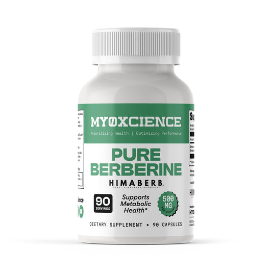 MYOXCIENCE Pure Berberine Himaberb capsule close-up for easy daily use