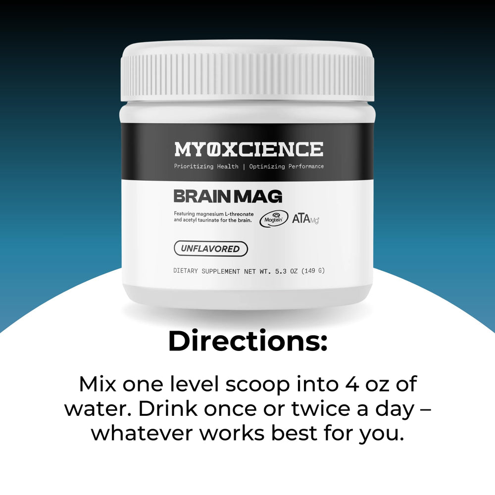 MYOXCIENCE unflavored formula blends seamlessly into smoothies or coffee routines.