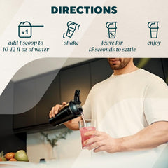 Myprotein Clear Whey Isolate label indicates 20 g protein per serving.