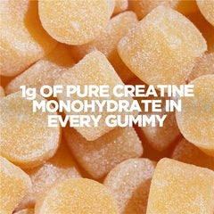 Myprotein Creatine Gummies lemon bottle as a refreshing pre- or post-workout option.