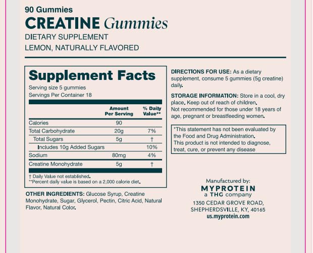 Myprotein Creatine Gummies on-the-go travel scenario for busy days.