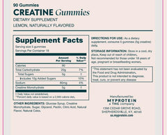 Myprotein Creatine Gummies on-the-go travel scenario for busy days.