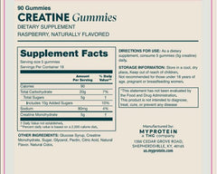 Myprotein Creatine Gummies Raspberry workout lifestyle scene suggests on-the-go performance