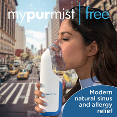 Mypurmist Free extended-relief kit display for longer sessions