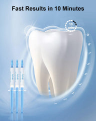 Close-up of MySmile whitening gel tubes for easy at-home treatments.