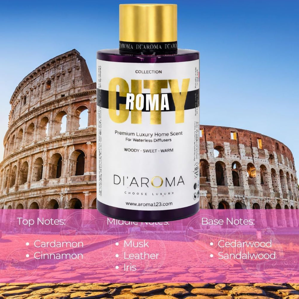 Mystic Romance Di'Aroma Roma made-in-usa formula ensures clean, safe home scent.