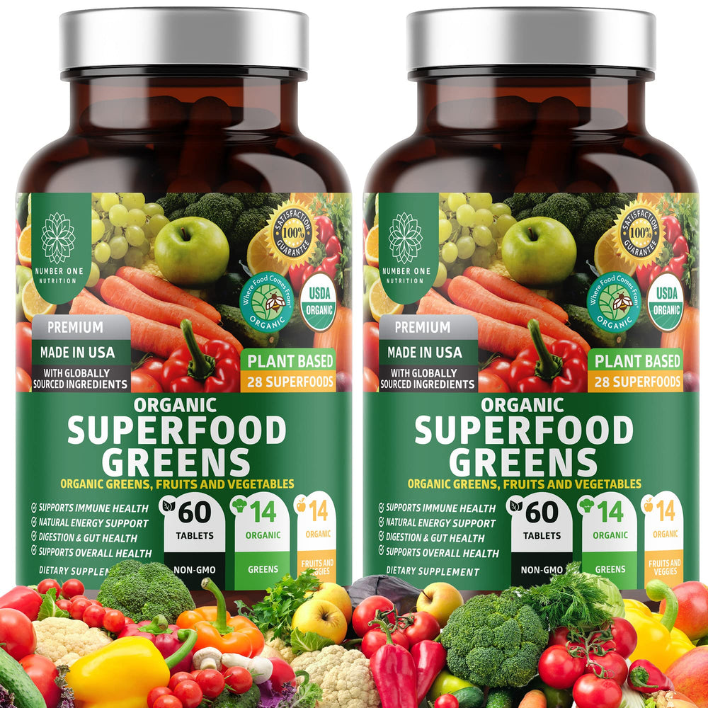 Number One Nutrition N1N premium green superfood bundle bottle boosts convenience and savings