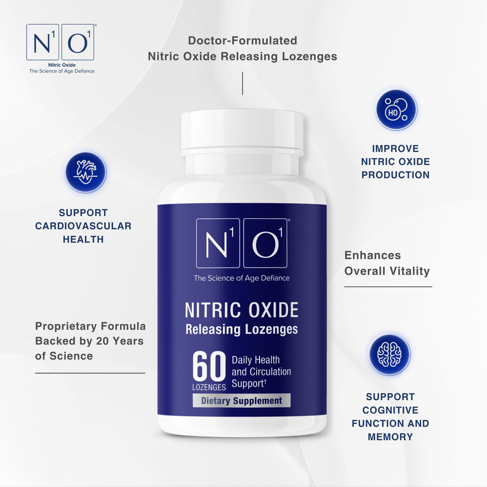 N1O1 60 count bottle simplifies daily supplementation.