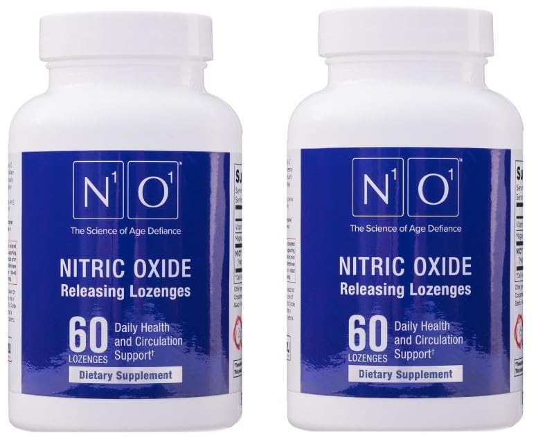 N1O1 Nitric Oxide Lozenges packaging with US-made badge for quality