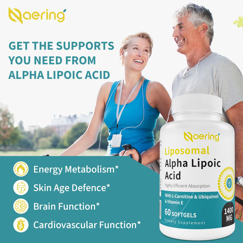Naering liposomal alpha lipoic acid packaging box conveys premium quality