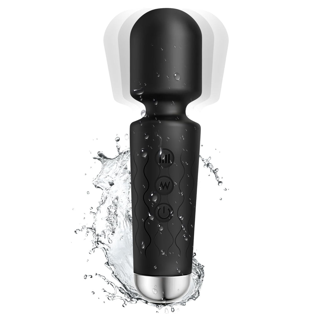 Naetxoa personal massager front view showing compact travel-friendly design for quick relief