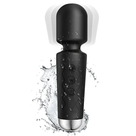 Naetxoa personal massager front view showing compact travel-friendly design for quick relief