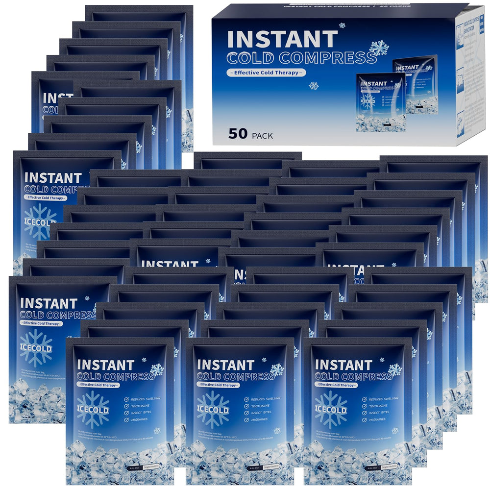 Najudok Instant Ice Pack 4.4x6 box: compact cold therapy after injuries.
