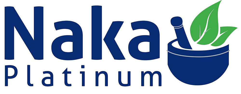 NAKA Platinum NAC capsules beside a glass of water for daily use