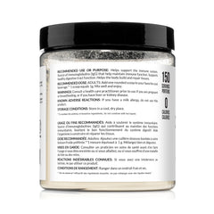 NAKED Colostrum Powder packaging image emphasizing sustainable sourcing.
