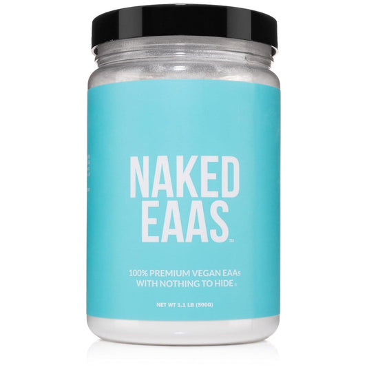 NAKED EAAs powder dispense for quick pre-workout mix.