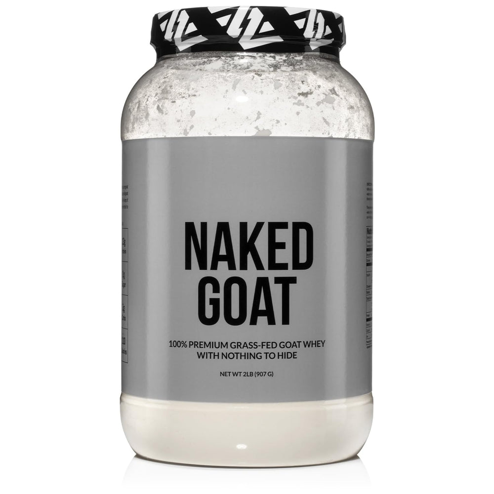 NAKED Goat whey protein bag front with single-ingredient formula