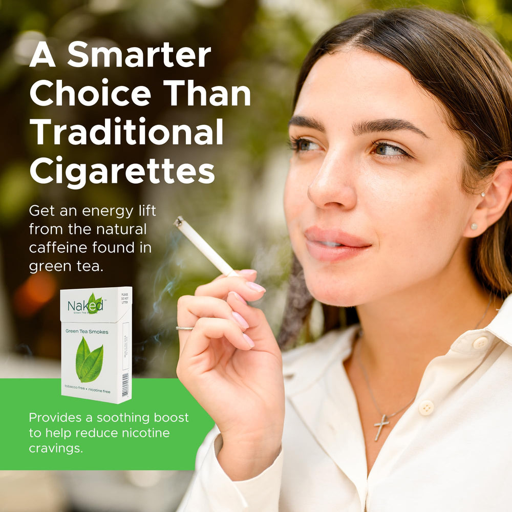 Naked Green Tea Cigarettes Lite carton made in USA for consistent quality.