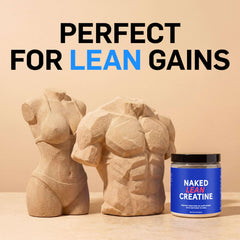 NAKED Lean Creatine HCl Powder unflavored mix dissolves easily in drinks.