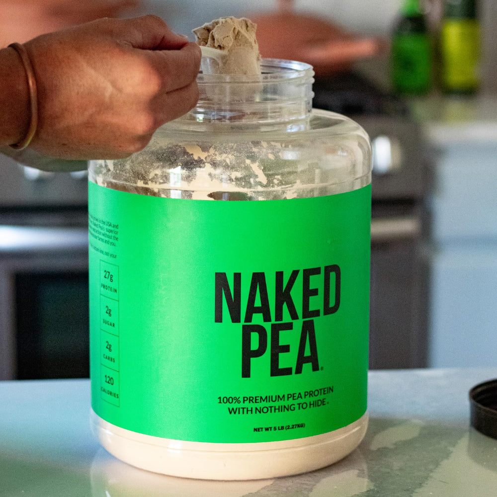 NAKED Pea NSF-certified label indicating purity and safety