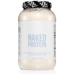 NAKED Protein Powder Blend front packaging with four clean ingredients for a versatile protein base.