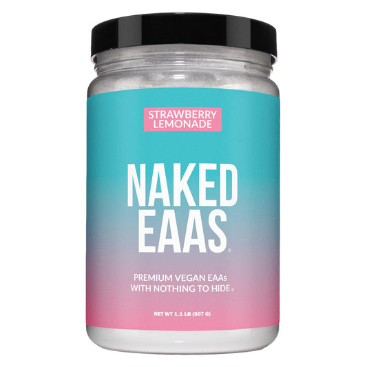 NAKED Strawberry Lemonade EAAs bottle for on-the-go energy support