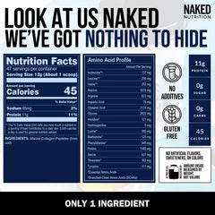 NAKED unflavored collagen suits paleo, dairy-free, and soy-free diets.