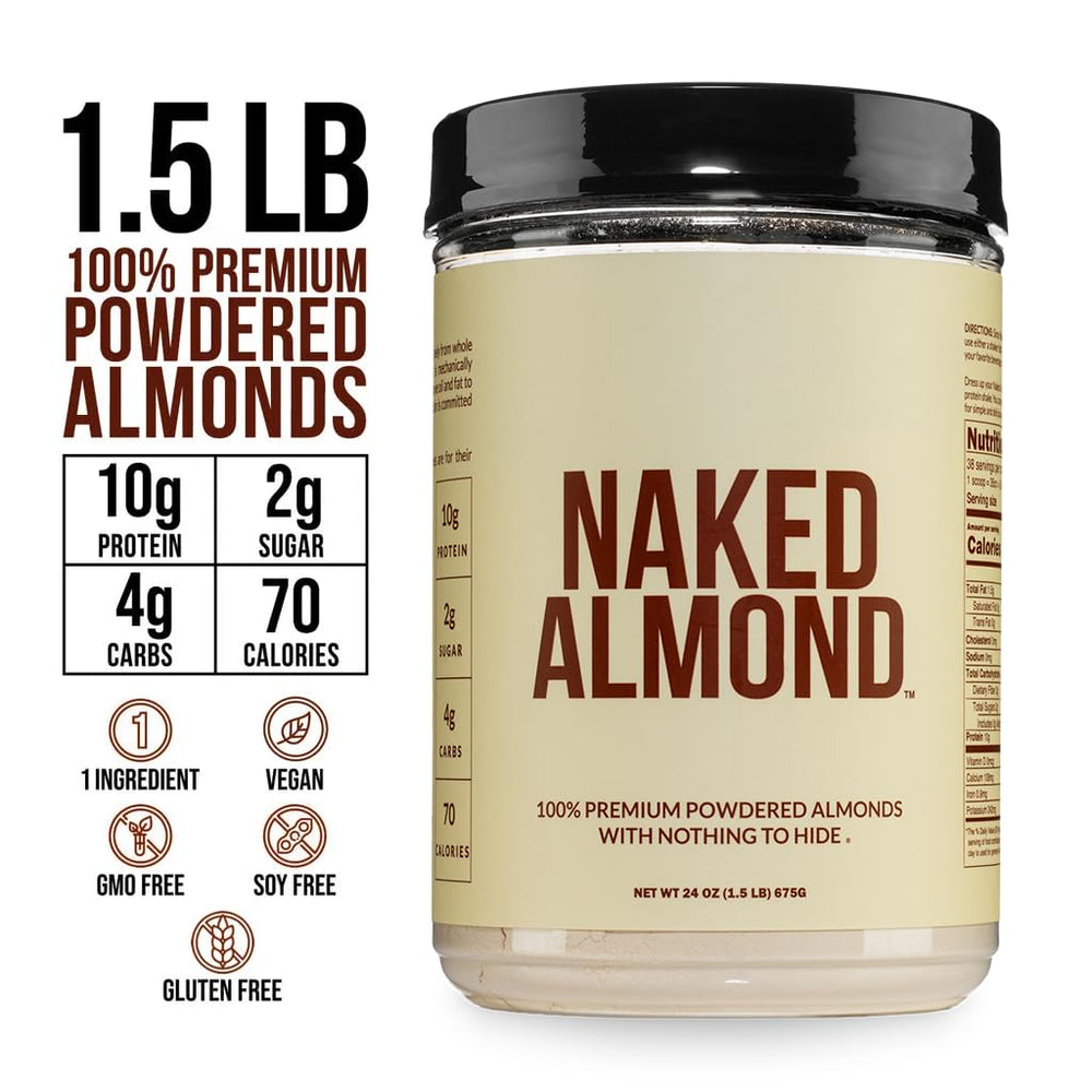 NAKED US-sourced almonds from California farms.