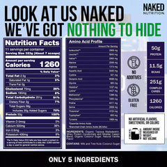 NAKED Vanilla Mass shake after blending with creamy texture