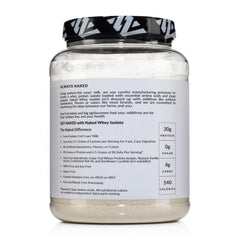NAKED Vanilla Whey Isolate from New Zealand pasture-fed cows.