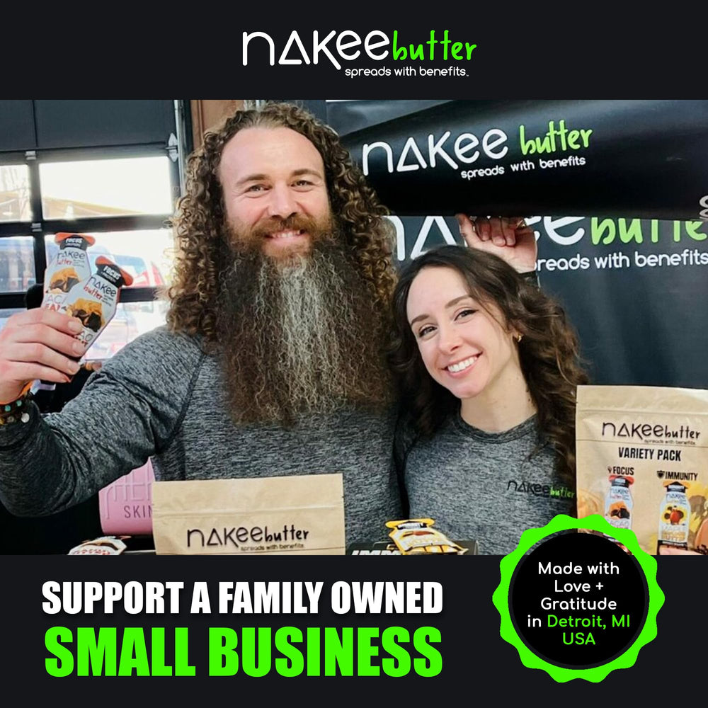 Nakee Butter on-the-go snack squeeze for quick protein.