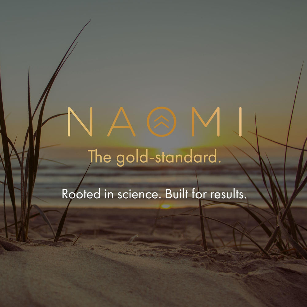 NAOMI gift-ready packaging appeals to health-minded shoppers seeking thoughtful supplements.