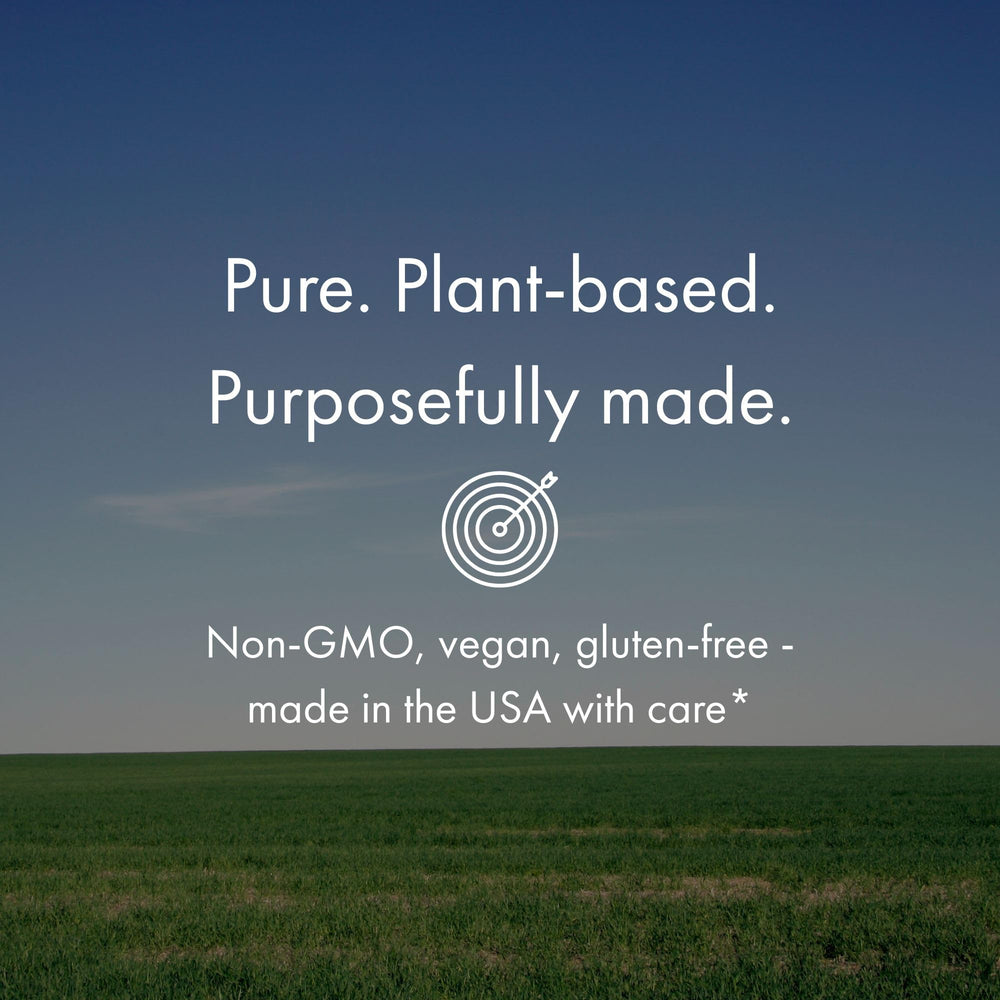 NAOMI packaging displays non-GMO, gluten-free, vegan seals.
