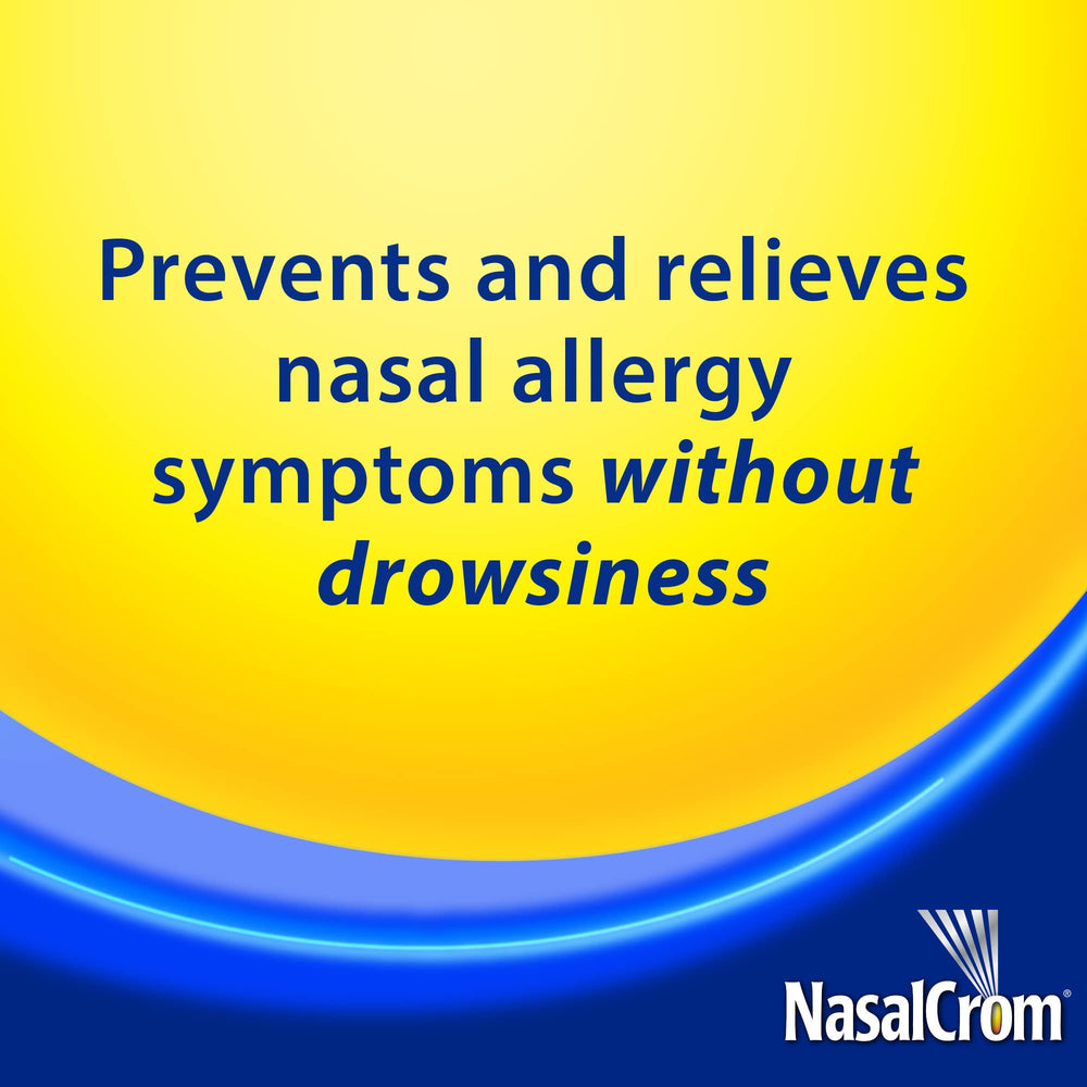 Nasalcrom non-drowsy formula provides relief without jitters