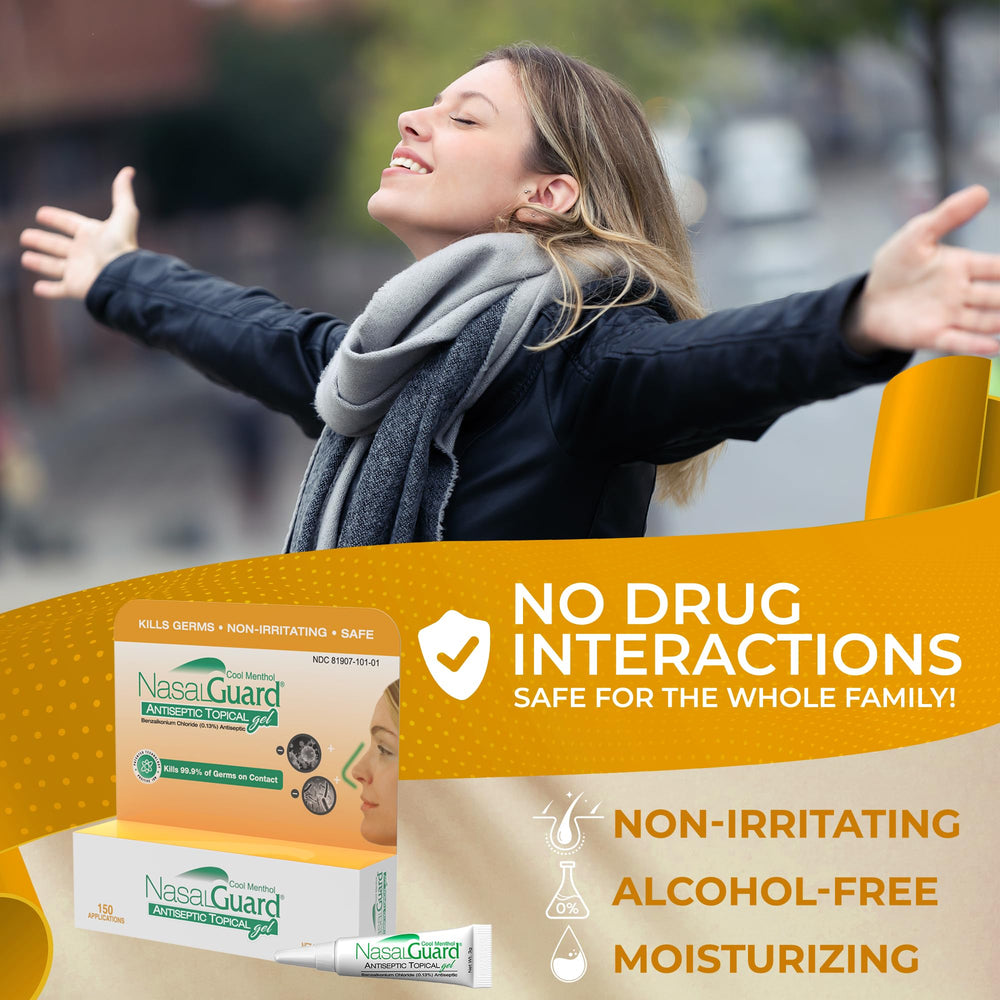 Family-friendly NasalGuard for safe daily use by all members.