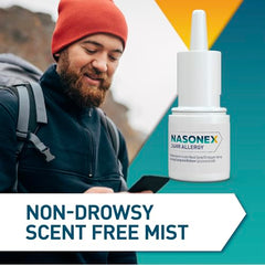 Nasonex 24HR storage and shelf labeling for safe keeping.