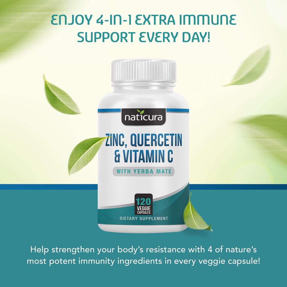 Naticura label highlights zinc picolinate and quercetin dihydrate
