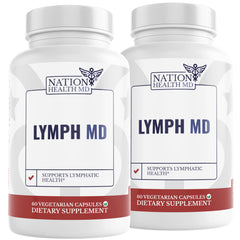 NATION HEALTH MD Lymph MD bottle front view for daily lymph support