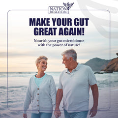 Morning routine scene with prebiotics to support digestive wellness.