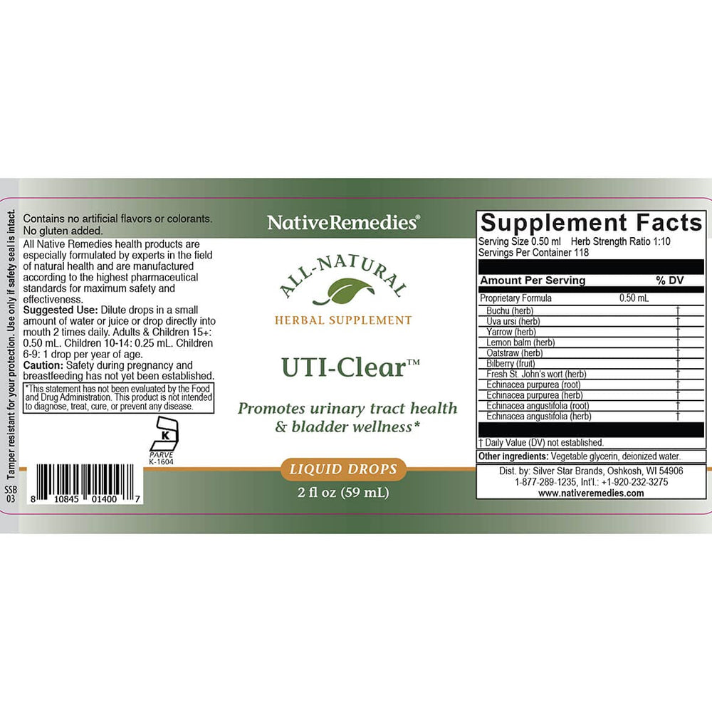 Close-up of UltraPack label and packaging evokes trust in natural, safe urinary care.