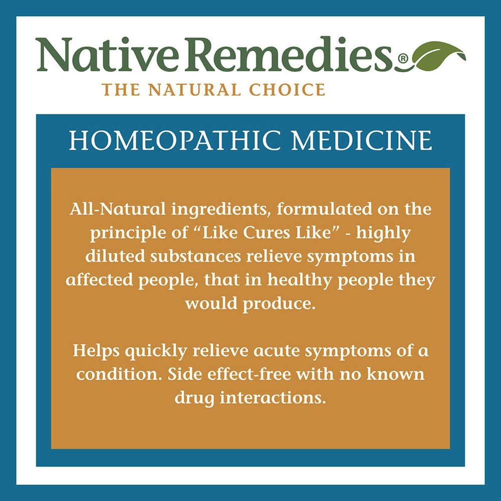 Native Remedies Mucus-Clear box open reveals included items
